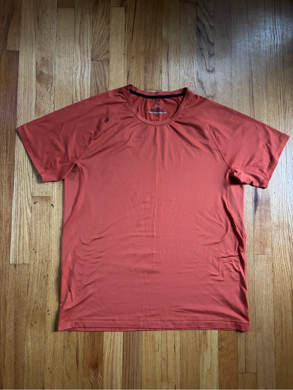 RHONE Short Sleeve Crew in Rust